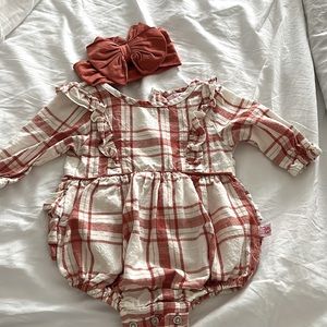 Rufflebutts Baby Dress and Bow
